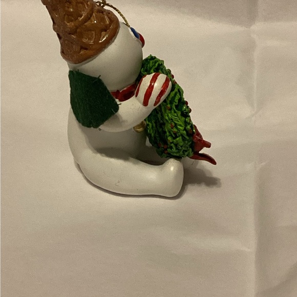 COPY - Mr Bingle New Orleans Icon Holding Christmas Wreath Ornament - Picture 2 of 7